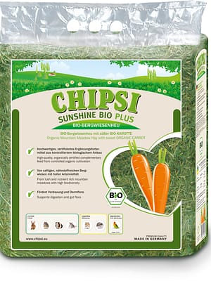 4002973293287.jpg 600 gr. Chipsi Sunshine Bio Nature porganditega niiduhein närilistele ja väikeloomadele