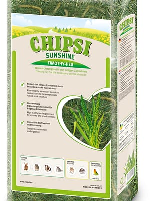 4002973297476.jpg 800 gr. Chipsi Sunshine Timothy niiduhein põldtimutiga närilistele ja väikeloomadele