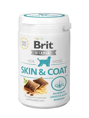 8595602562510.jpg Brit Vitamins Skin & Coat toidulisand koertele 150 gr.