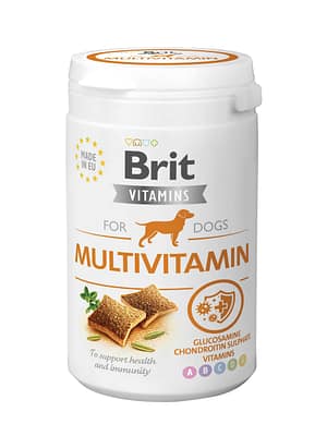 8595602562527.jpg Brit Vitamins Multivitamin poolniiske toidulisand koertele 150 gr.