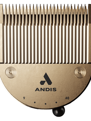 Blade LCL-2-CTA-1 GOLD Juhtmeta pügamismasin Andis Vida ja LCL-2-Speed Pulse Li 5 Clipperile kuldne lõiketera (2-0,25mm.)