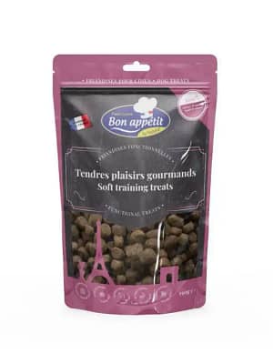 friandises-bon-appetit-soft-training-treats-lamb-1 BON APPETIT gluteenivabad poolpehmed treeningmaiused koertele lambalihast 150 gr.