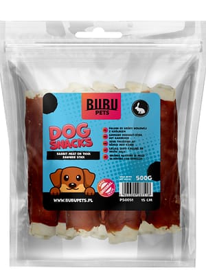 5905309287518.jpg Bubu Pets koeramaius suured toornahapulgad küülikulihaga 500 gr.
