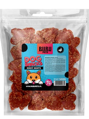 5904569249762.jpg Bubu Pets südamekujulised koeramaiused pardiliha ja riisiga 500 gr.