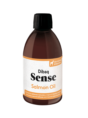 dibaq-sense-salmon-oil Dibaq Sense lõheõli koertele ja kassidele 300 ml.