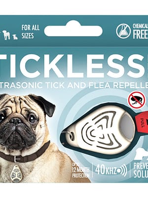 beež TICKLESS PET Ultraheliripats kassidele ja koertele puukide ja kirpude vastu (beež)