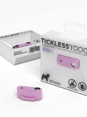mini TICKLESS® Mini ultraheliripats alla 15 kg. koertele puukide ja kirpude tõrjeks ( Lilla)
