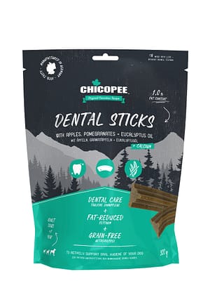 4015598023061.jpg Chicopee HNL Dental teraviljavabad kaltsiumi ja eukalüptiõliga närimispulgad täiskasvanud koertele 300 gr.