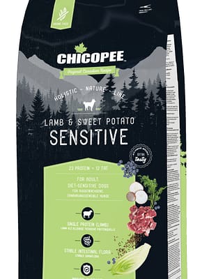 4015598023573.jpg 2 kg. Chicopee HNL Sensitive teraviljavaba täissööt tundliku seedimisega täiskasvanud koertele lambaliha & kartuliga