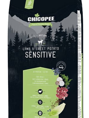 4015598023580.jpg 12 kg. Chicopee HNL Sensitive teraviljavaba täissööt tundliku seedimisega täiskasvanud koertele lambaliha & kartuliga