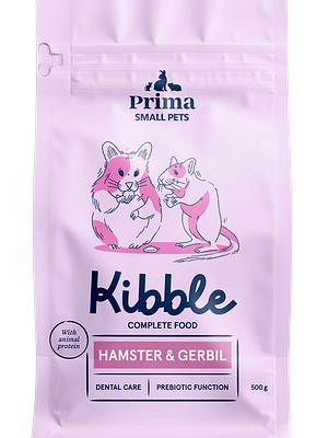 6438554005334_PSP täissööt hamstritele ja liivahiirtele 500g 500 gr. Prima Small Pets täissööt hamstritele ja liivahiirtel (ekstrudeeritud krõbinad)