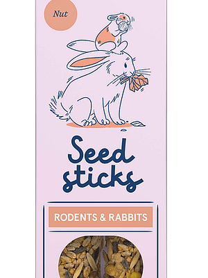 6438554006621_PSP seemnepulgad pähklitega 2tk,115g Prima Small Pets seemnepulgad närilistele pähkliga 2 tk./115 gr.