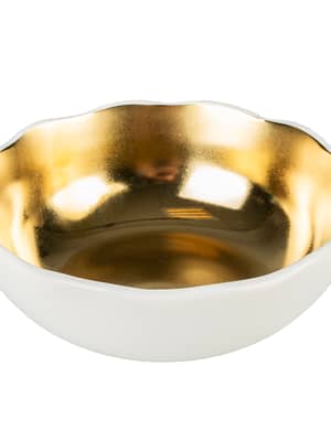 L-00860 Keraamiline kauss kuldse sisuga , maht 0,2 l.