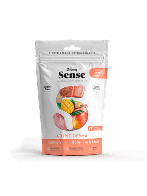 dibaq-sense-snac-bar-salmon Dibaq Sense Snack Atopic Derma teraviljavaba maius koertele lõhega 100 gr.