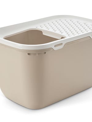 giant Suur kassitualett Hop In Giant (valge/beež)