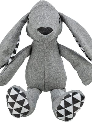 jänes2 Mänguasi piiksuta hall Jänes, pikkus 39 cm.