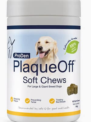 3izYCr0LZ8r1oEd1J6TiK5kgLG3wPoa2PqDlZXB1 Plaque Off Soft Chews looduslikud hambapuhastusmaiused suurt kasvu koertele 180 gr.