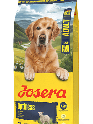 Josera_Optiness 12,5 kg. Josera Optiness maisivaba täissööt suurt kasvu täiskasvanud koertele lamba-& linnulihaga