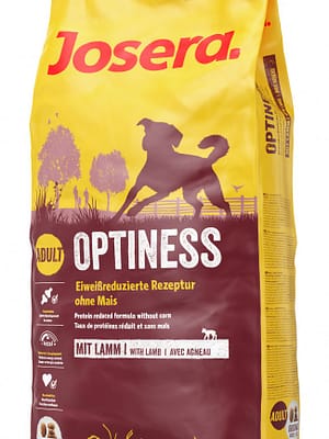 optiness 12,5 kg. Josera Optiness maisivaba täissööt suurt kasvu täiskasvanud koertele lamba-ja linnulihaga