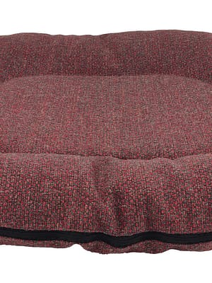 Cazo Oval Bed Luna punane pesa koertele 105 x 140 x 17 cm.