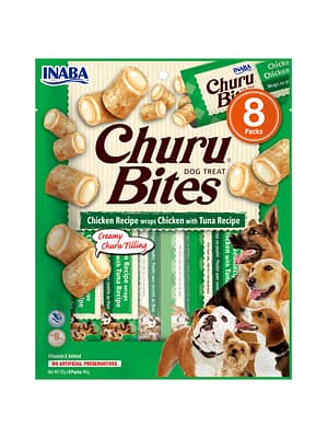 8859387701336.jpg Churu Bites teraviljavaba koeramaius kana ja tuunikalaga 8 x 12 gr.