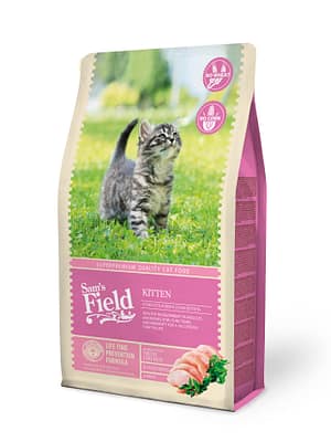 8595602511877.jpg 2,5 kg. Sam´s Field Kitten täissööt kassipoegadele kanalihaga