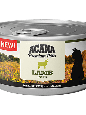 ACANA-Premium-Pate-Wet-Cat-Food-Lamb-Front-85g 85 gr. Acana Cat Adult teraviljavaba lambapasteet täiskasvanud kassidele