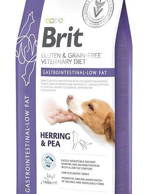 8595602559619.jpg 12 kg. Brit Veterinary Diet Gastrointestinal - Low Fat teraviljavaba erisööt seedetraktihäiretega koertele