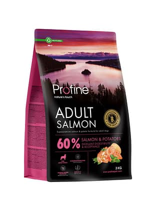 8595602569502.jpg 3 kg. Profine Adult Salmon & Potatoes täissööt täiskasvanud koertele lõhe ja kartuliga