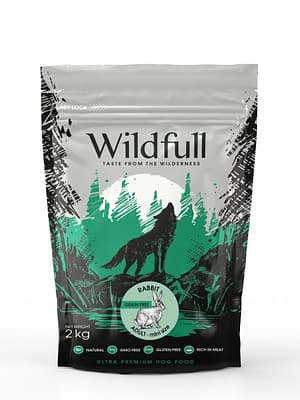 8606111116689.jpg 2 kg. Wildfull Rabbit Mini teraviljavaba täissööt väikest kasvu täiskasvanud koertele küülikulihaga