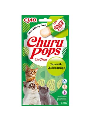 8859387701015.jpg Churu Pops naturaalne teraviljavaba kassimaius tuunikala & kanaga 4 x 15 gr.