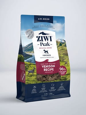 9421016590612-1.jpg 1 kg. Ziwi Peak Original Venison õhkkuivatatud teraviljavaba täissööt igas vanuses koertele hirvelihast
