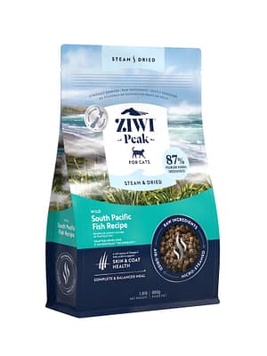 9421038210055.jpg 800 gr. Ziwi Peak Steam & Dried Fish täissööt igas vanuses kassidele ookeanikaladega