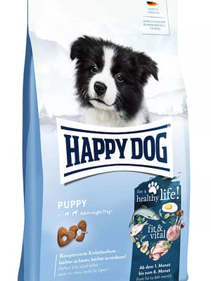 happy-dog-fit-vital-puppy-4-kg 10 kg. Happy Dog fit & vital Puppy nisuvaba täissööt kuni 6 kuu vanustele kutsikatele