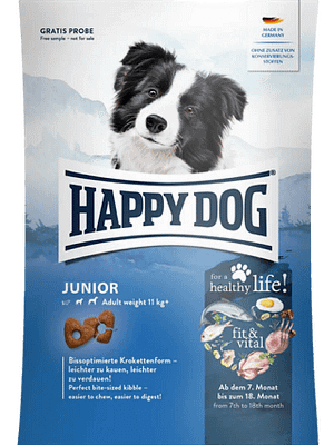 happy_dog_dry_food_supreme_young_junior_glutenfree_original-new-pack 10 kg. Happy Dog fit & vital Junior gluteenivaba täissööt juuniorkoertele alates 7.elukuust
