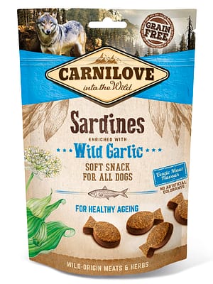 8595602528899.jpg Carnilove teraviljavaba pehme koeramaius sardiinide & karulauguga 200 gr.