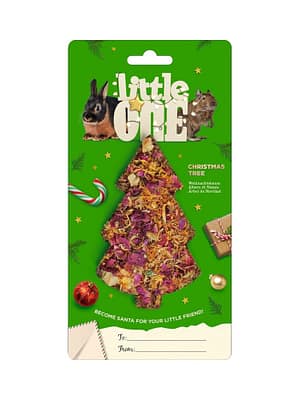 Little One Christmas Little One Christmas jõulukuuseke maius-mänguasi närilistele 65 gr.