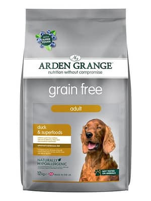 pardiga 12 kg. Arden Grange teraviljavaba täissööt täiskasvanud koertele pardilihaga