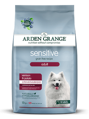 venison 12 kg. Arden Grange teraviljavaba täissööt täiskasvanud koertele hirveliha & kartuliga
