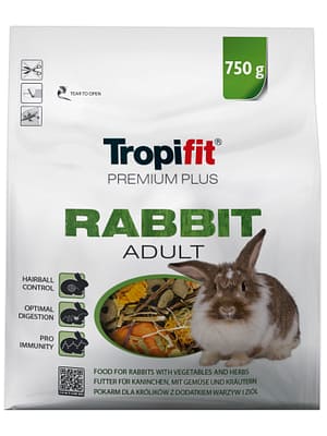 5900469504420.jpg Tropifit Premium Plus Rabbit täissööt küülikutele 750 gr.