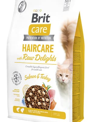 8595602575350.jpg 2 kg. Brit Care Haircare teraviljavaba täissööt pikakarvalistele kassidele