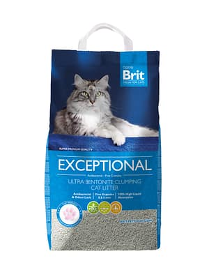 8595602558383.jpg Brit Fresh ultrabentoniidist paakuv lõhnatu kassiliiv 5 kg.