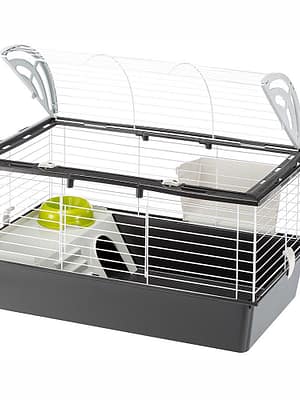 0905.jpg Pealt avatav näriliste puur Ferplast Casita 80, mõõdud p. 78 x l. 48 x kõrgus 50 cm.