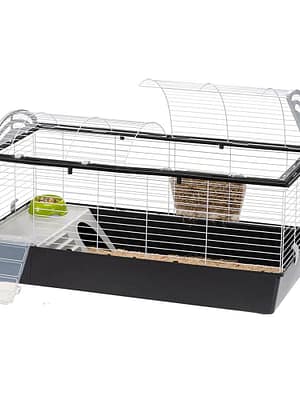 0907.jpg Pealt avatav näriliste puur Ferplast Casita 120, mõõdud pikkus 119 x laius 58 x kõrgus 60 cm.