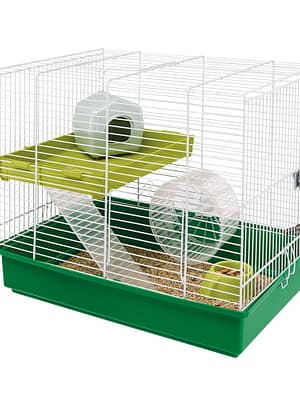0919.jpg Kahekorruseline plastikust puur Ferplast Hamster Duo väikenärilistele, 46 x 29 x k. 37,5 cm.