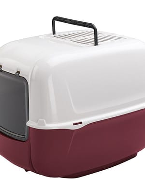 0929.jpg Kiikukse ja katusega kassitualett Ferplast Prima