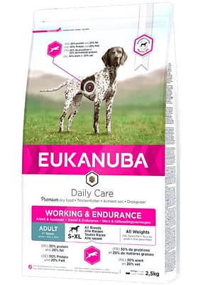 10235.jpg 15 kg. Eukanuba Adult S-XL täissööt igas suuruses töötavatele ja sportivatele koertele kana-& kalkunilihaga
