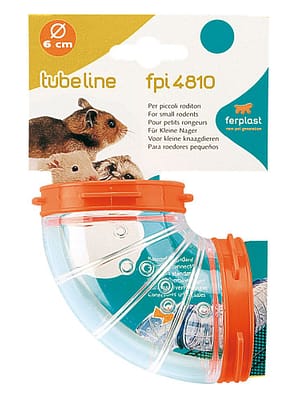 5847.jpg Läbipaistvast plastikust hamstripuuri tarvik Ferpast 4810 Tube Line "Curve"