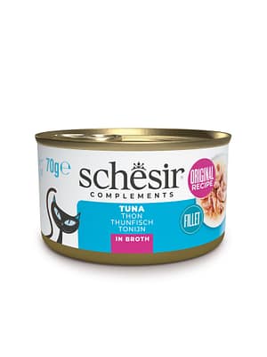 9123.jpg Schesir Complements konservsööt täiskasvanud kassidele tuunikala puljongis 70 gr.