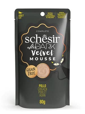 L-00711.jpg Schesir After Dark teraviljavaba konservsööt vahuna täiskasvanud kassidele kanafileest 80 gr.